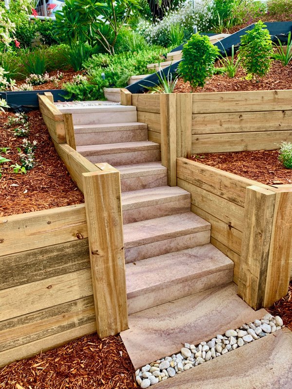 How to clean sandstone steps