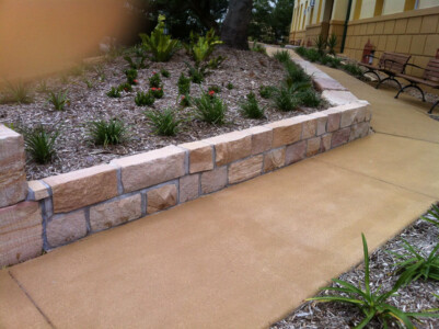 Split Faced Garden Edging Sandstone Brisbane